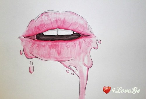 my lips,your neck