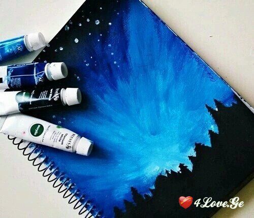 blue